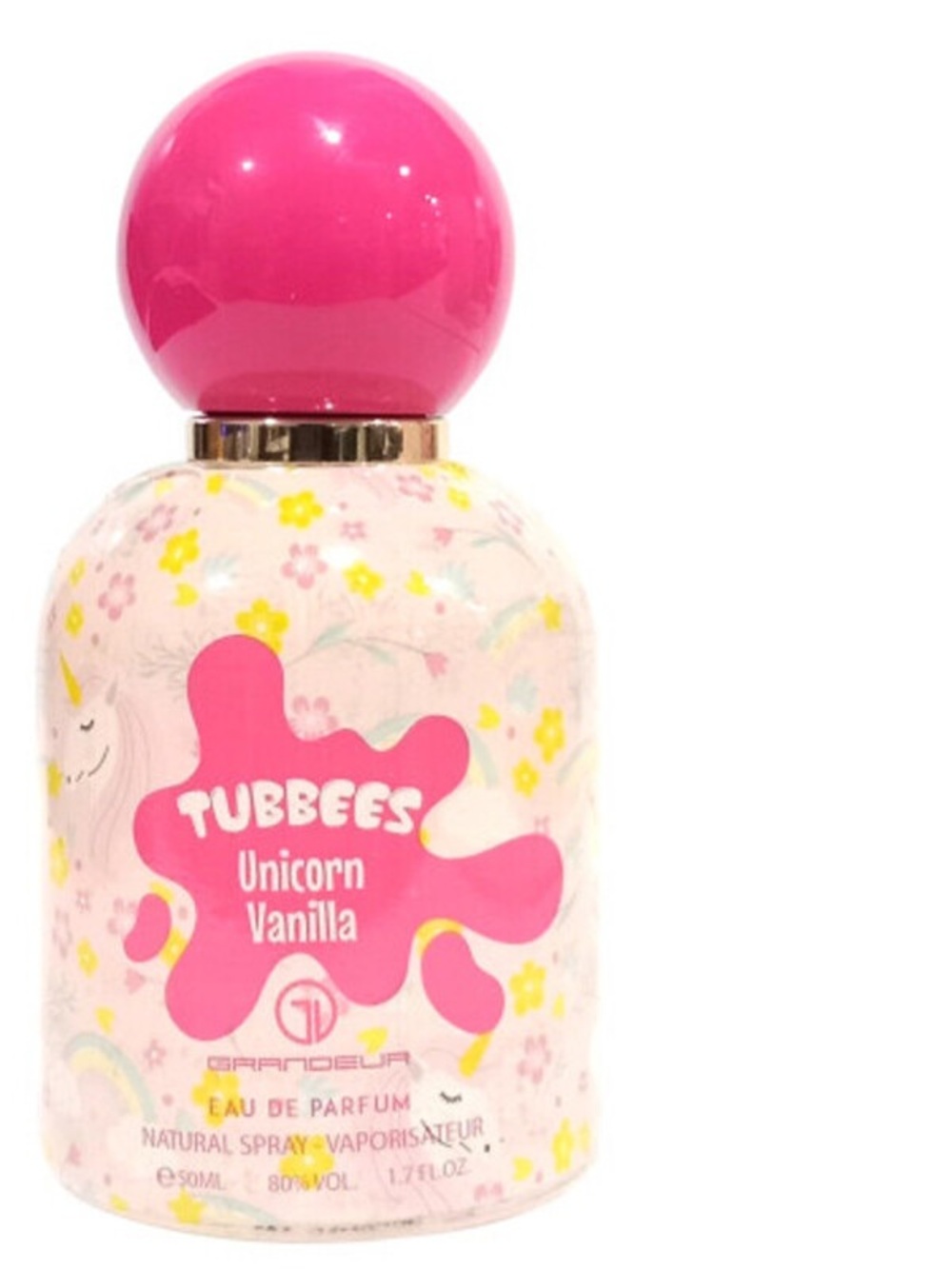 GRANDEUR Unisex Tubbees Unicorn Vanilla EDP Spray 1.7 oz